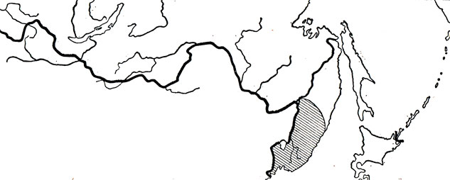Карта 79. Амурская долгохвостка